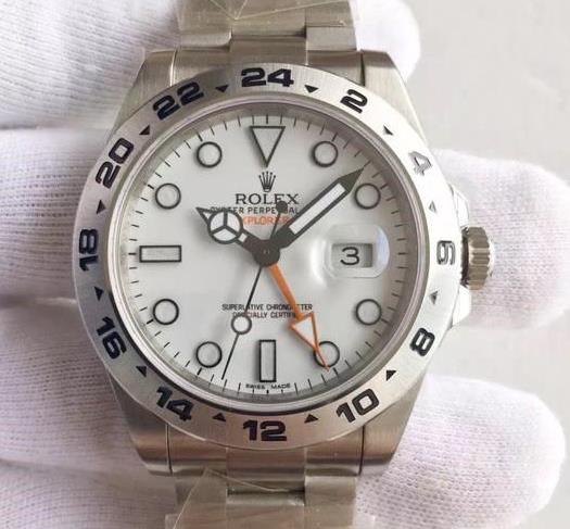 型号：216570-77210白盘的劳力士ROLEX探险家型Ⅱ腕表（图2）